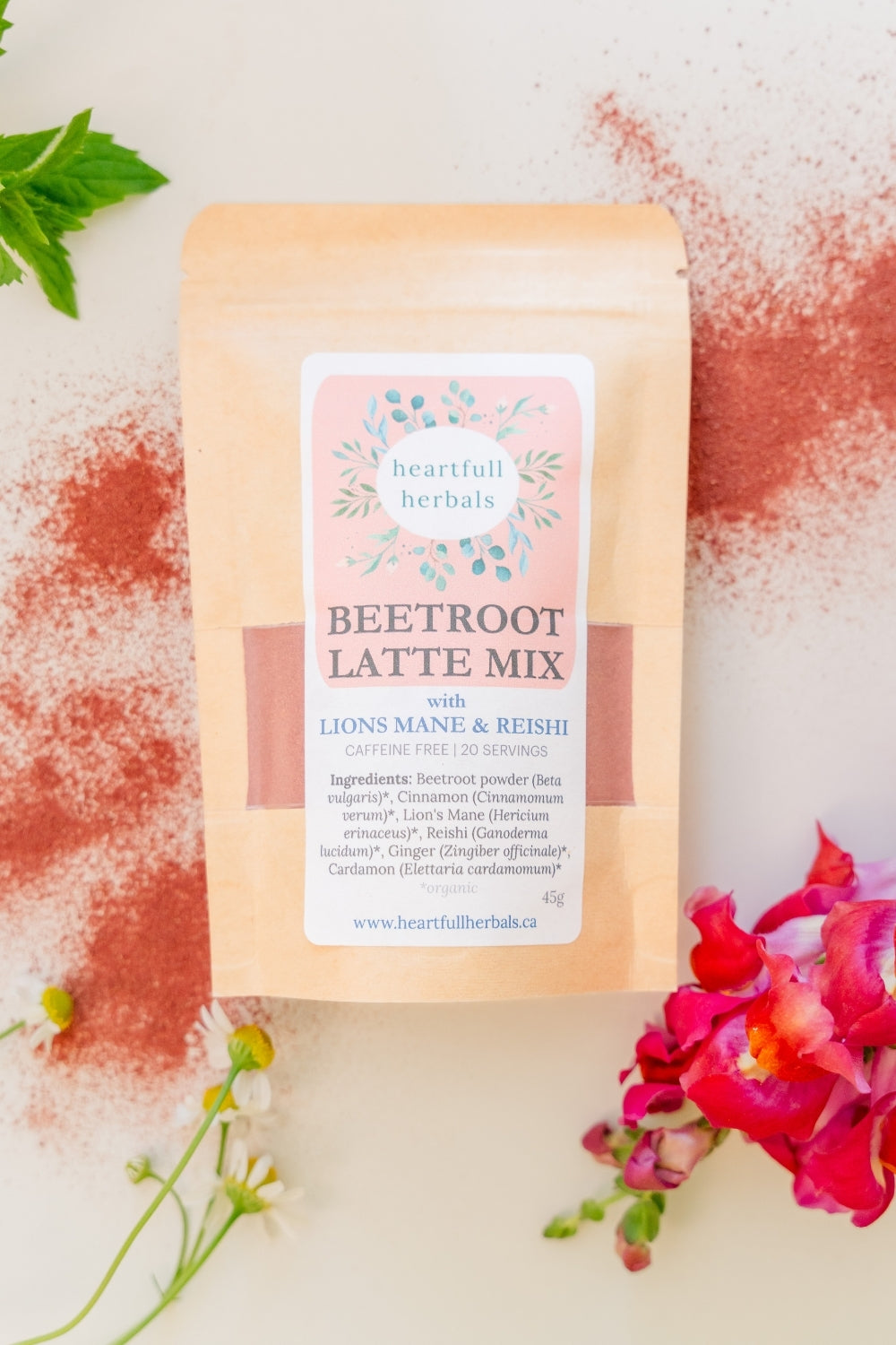 Beetroot Herbal Latte Mix