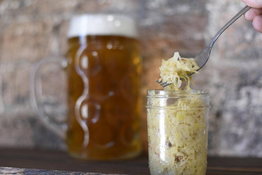 Homemade Raw Fermented Sauerkraut
